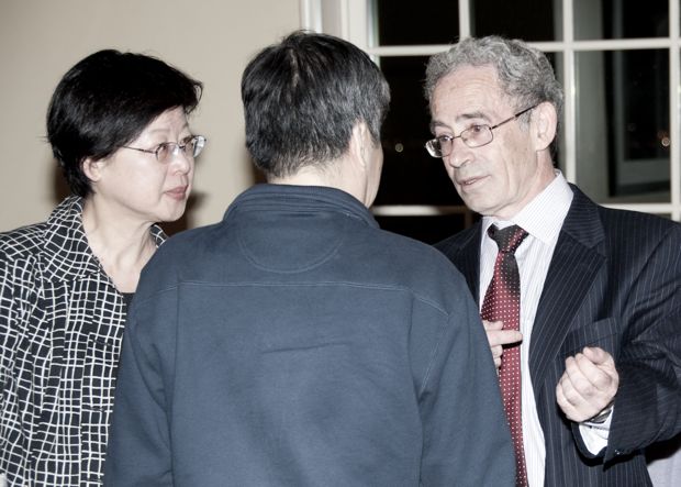 Regina and  D.H. Phong with Igor Krichever