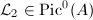 $\mathcal{L}_2\in \Pic^0(A)$