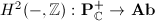 $H^2(-,\mathbb{Z}):\mathbf{P}_\mathbb{C}^+\rightarrow \mathbf{Ab}$