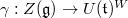 $\gamma: Z(\mathfrak{g})\rightarrow U(\mathfrak{t})^W$