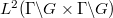 $L^2(\Gamma\backslash G\times \Gamma\backslash G)$