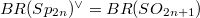 $BR(Sp_{2n})^\vee=BR(SO_{2n+1})$