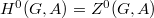 $H^0(G,A)=Z^0(G,A)$