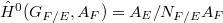 $\hat H^0(G_{F/E},A_F)=A_E/N_{F/E}A_F$