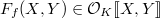 $F_f(X,Y)\in\mathcal{O}_K\llbracket X,Y\rrbracket$