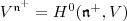 V^{\mathfrak n^+}=H^0(\mathfrak n^+,V)