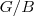 G/B