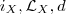 i_X, \mathcal L_X, d