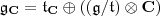 \mathfrak g_{\mathbf C}=\mathfrak t_{\mathbf C} \oplus ((\mathfrak g/\mathfrak t)\otimes\mathbf C)