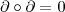 \partial\circ\partial =0