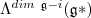 \Lambda^{dim\ \mathfrak g -i}(\mathfrak g*) \Lambda^{dim\ \mathfrak g -i}(\mathfrak g*)