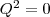 Q^2=0