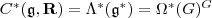 C^*(\mathfrak g, \mathbf R)= \Lambda^*(\mathfrak g^*)=\Omega^*(G)^G