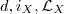 d, i_X, \mathcal L_X