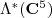  \Lambda ^* (\mathbf C ^5) 