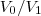 V_0/V_1