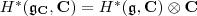 H^*(\mathfrak g_{\mathbf C},\mathbf C)= H^*(\mathfrak g,\mathbf C)\otimes \mathbf C H^*(\mathfrak g_{\mathbf C},\mathbf C)= H^*(\mathfrak g,\mathbf C)\otimes \mathbf C