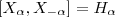 [X_{\alpha},X_{-\alpha}]=H_{\alpha}