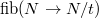 $\mathrm{fib}(N\rightarrow N/t)$