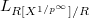 $L_{R[X^{1/p^\infty}]/R}$