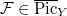 $\mathcal{F}\in \overline{\Pic}_Y$