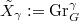 $\tilde X_\gamma:=\Gr_{G}^\gamma$