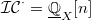 $\mathcal{IC}^\cdot=\underline{\mathbb{Q}}_X[n]$