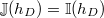 $\mathbb{J}(h_D)=\mathbb{I}(h_D)$