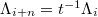 $\Lambda_{i+n}=t^{-1}\Lambda_i$