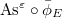 $\mathrm{As}^{\varepsilon}\circ \bar\phi_E$