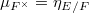 $\mu_{F^\times}=\eta_{E/F}$