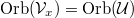 $\Orb(\mathcal{V}_x)=\Orb(\mathcal{U})$