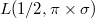 $L(1/2, \pi\times \sigma)$