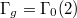 $\Gamma_g=\Gamma_0(2)$