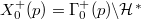 $X^+_0(p)=\Gamma_0^+(p)\backslash \mathcal{H}^*$