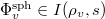 $\Phi_v^\mathrm{sph}\in I(\rho_v,s)$