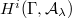 $H^i(\Gamma, \mathcal{A}_\lambda)$