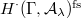 $H^\cdot(\Gamma, \mathcal{A}_\lambda)^\mathrm{fs}$