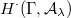 $H^\cdot(\Gamma, \mathcal{A}_\lambda)$