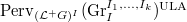 $\Perv_{(\mathcal{L}^+G)^I}(\Gr_I^{I_1,\ldots, I_k})^\mathrm{ULA}$