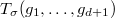 $T_\sigma(g_1,\ldots,g_{d+1})$