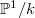$\mathbb{P}^1/k$