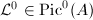 $\mathcal{L}^0\in \Pic^0(A)$