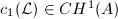 $c_1(\mathcal{L})\in CH^1(A)$