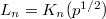 $L_n=K_n(p^{1/2})$