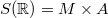 $S(\mathbb{R})=M\times A$