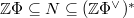 $\mathbb{Z} \Phi\subseteq N\subseteq (\mathbb{Z}\Phi^\vee)^*$