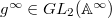 $g^\infty\in GL_2(\mathbb{A}^\infty)$