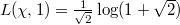 $L(\chi,1)=\frac{1}{\sqrt{2}}\log(1+\sqrt{2})$