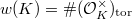 $w(K)=\#(\mathcal{O}_K^\times)_\mathrm{tor}$